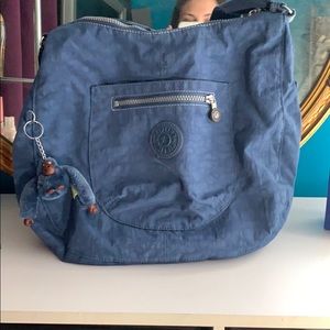 Powder blue Kipling cross body bag